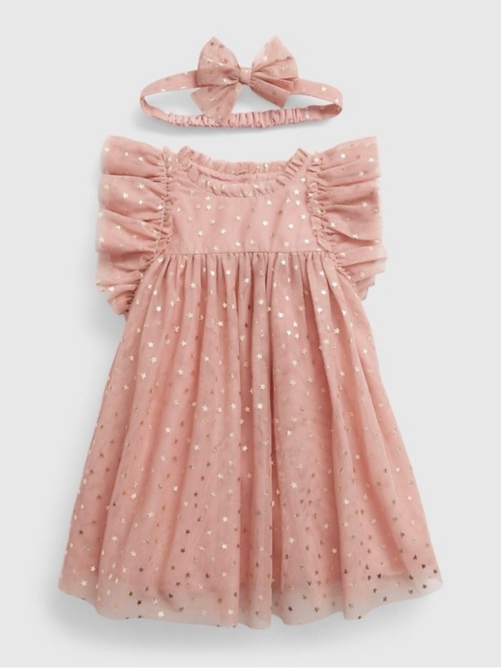 Baby Gap Metallic Tulle Dress Set size 3-6 months